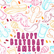 Happy Birthday Amigo Confetti-exploding Greetings Card