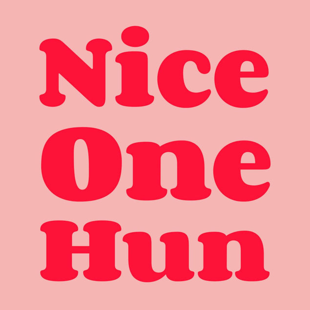 Nice One Hun Confetti-exploding Greetings Card