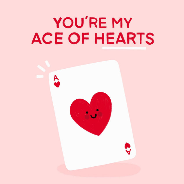 Ace Of Hearts Confetti-exploding Greetings Card