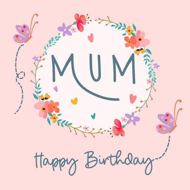 Mum Happy Birthday Confetti-exploding Greetings Card