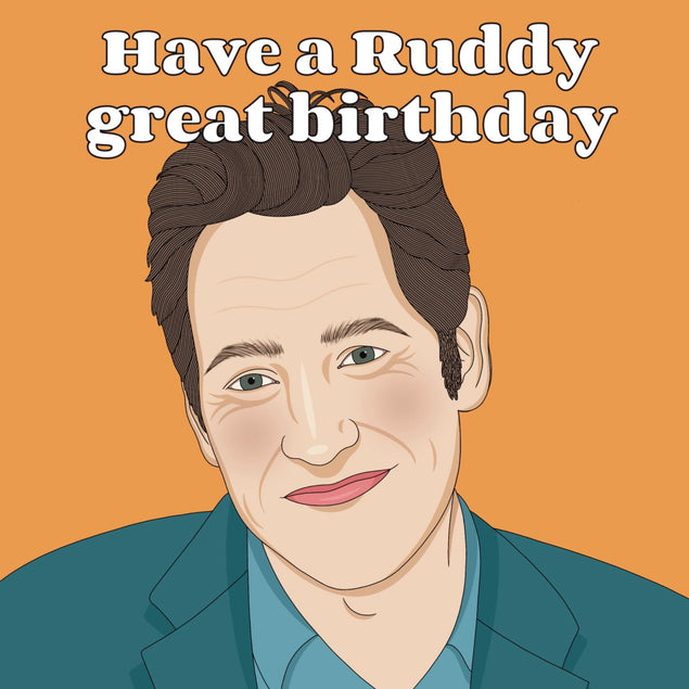 Paul Rudd Birthday Confetti-exploding Greetings Card