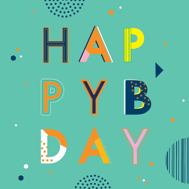 Happy Birthday Confetti-exploding Greetings Card