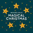 Magical Christmas Confetti-exploding Greetings Card