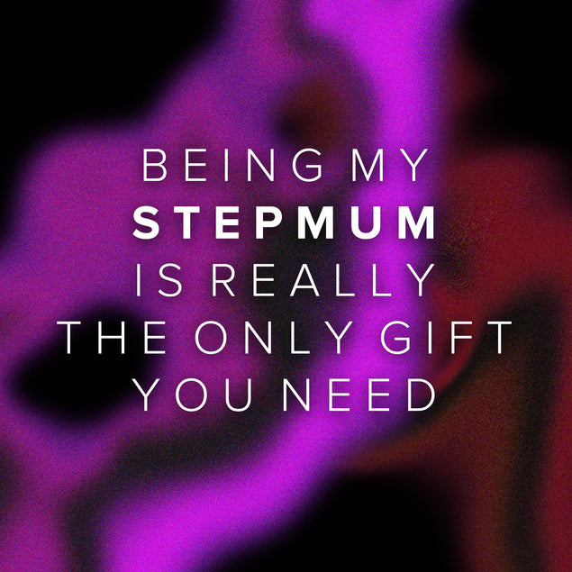 Happy Birthday Stepmum Purple Confetti-exploding Greetings Card