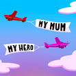 My Mum My Hero Confetti-exploding Greetings Card