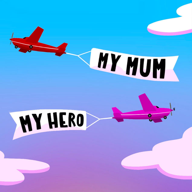 My Mum My Hero Confetti-exploding Greetings Card