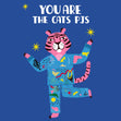 You Are The Cat's PJs Appreciation Confetti-exploding Greetings Card