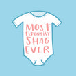 Most Expensive Shag Ever Pregnancy Confetti-exploding Greetings Card