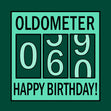 Oldometer Happy 60th Birthday Confetti-exploding Greetings Card