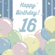 Happy 16th Birthday Balloons Confetti-exploding Greetings Card