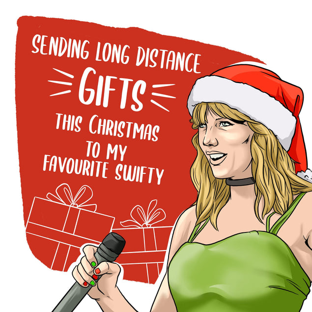 Taylor Swift Merry Christmas Confetti-exploding Greetings Card