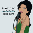 Amy Winehouse Amy-Zing Birthday Confetti-exploding Greetings Card