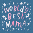 World's Best Mama Stars Mother's Day Confetti-exploding Greetings Card