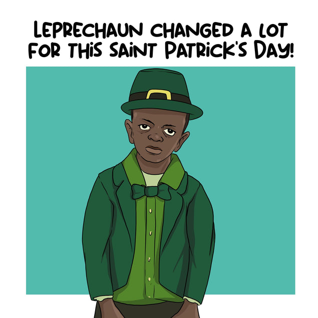 Leprechaun Changed A Lot St. Patrick's Day Confetti-exploding Greetings Card
