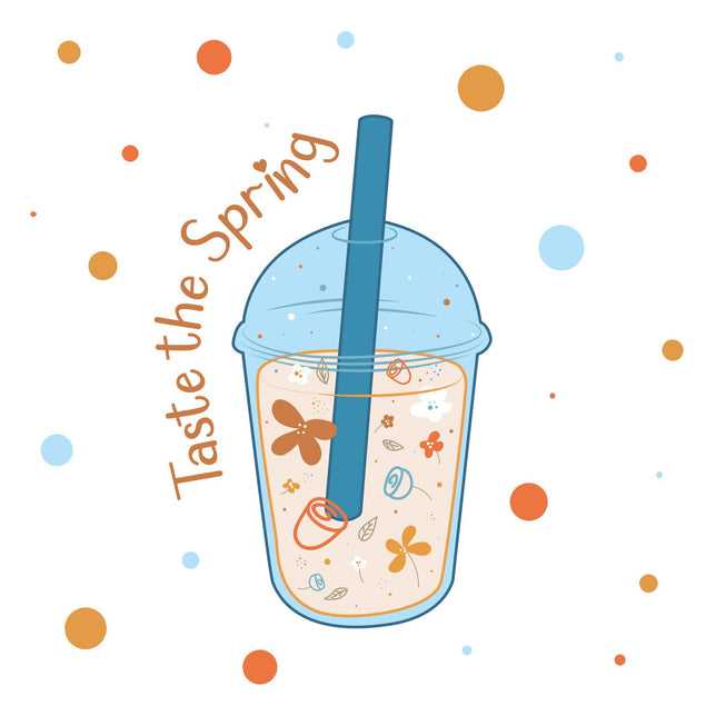 Taste The Spring Confetti-exploding Greetings Card