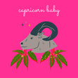Capricorn Baby Birthday Confetti-exploding Greetings Card