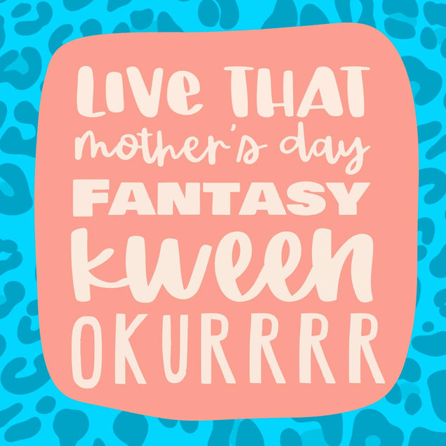 Live That Mother's Day Fantasy Confetti-exploding Greetings Card