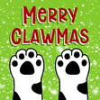 Merry Clawmas Christmas Confetti-exploding Greetings Card