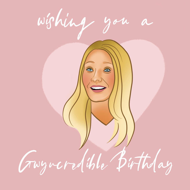 Gwyneth Paltrow Birthday Confetti-exploding Greetings Card
