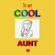 To My Cool Aunt Happy Mother's Day Confetti-exploding Greetings Card