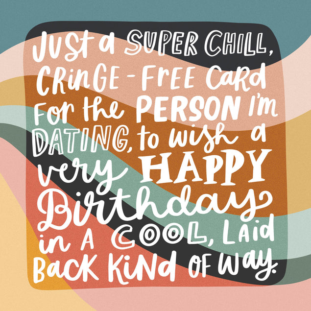 Just A Super Chill Birthday Confetti-exploding Greetings Card
