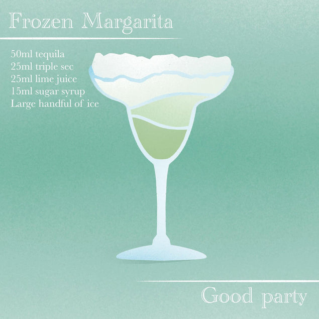 Good Party Frozen Margarita Confetti-exploding Greetings Card