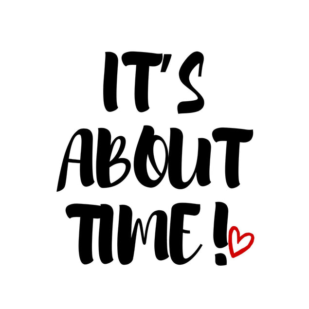 It's About Time Confetti-exploding Greetings Card