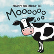 Happy Birthday To Moo Confetti-exploding Greetings Card