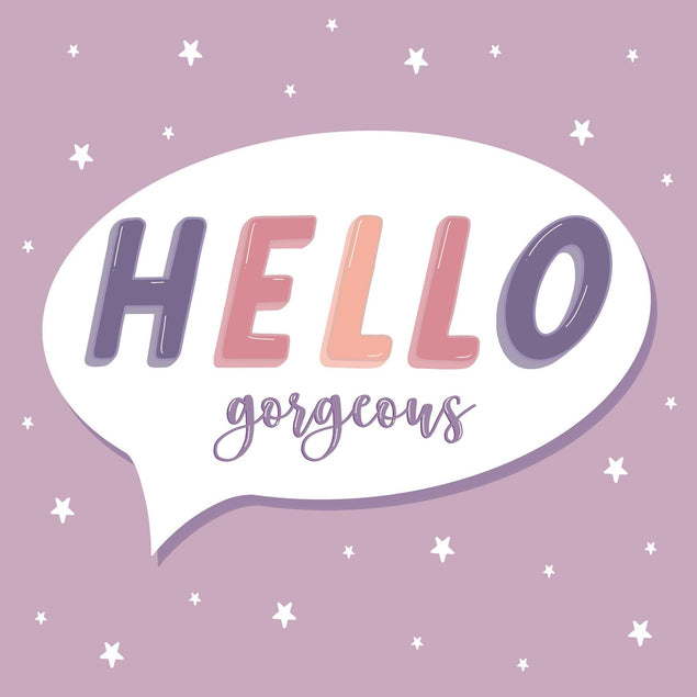Hello Gorgeous Confetti-exploding Greetings Card