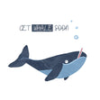 Get Whale Soon Confetti-exploding Greetings Card