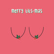 Merry Tits-mas Confetti-exploding Greetings Card