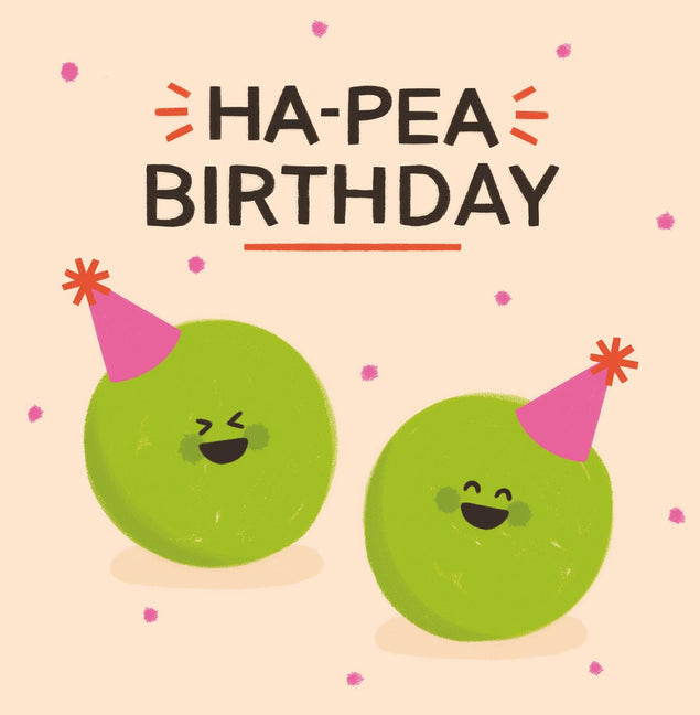 Ha-Pea Birthday Confetti-exploding Greetings Card