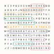 Colorful Word Game Happy 15th Birthday Confetti-exploding Greetings Card