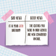 News Sticker Happy 35th Birthday Confetti-exploding Greetings Card