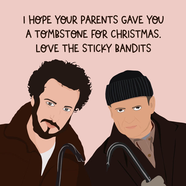 Tombstone For Christmas Home Alone Christmas Confetti-exploding Greetings Card