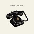 Not Old Just Retro Vintage Telephone Birthday Confetti-exploding Greetings Card