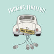 Fucking Finally Just Married Confetti-exploding Greetings Card