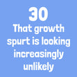 30 Growth Spurt Birthday Confetti-exploding Greetings Card