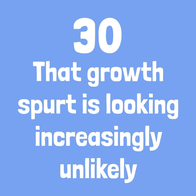 30 Growth Spurt Birthday Confetti-exploding Greetings Card