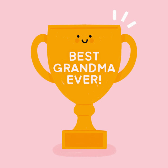 Best Grandma Ever! Confetti-exploding Greetings Card