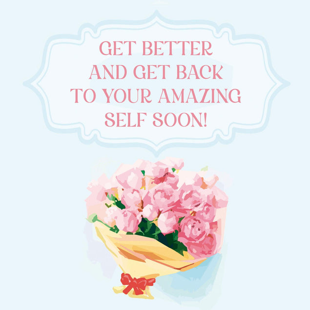 Get Better Bouquet Confetti-exploding Greetings Card
