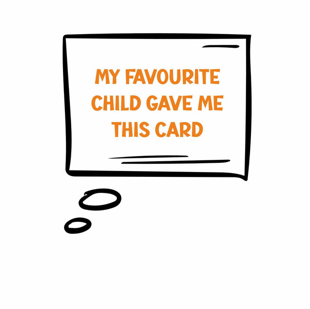 Favourite Child Confetti-exploding Greetings Card