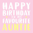 Favourite Auntie Confetti-exploding Greetings Card