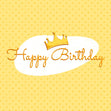 Happy Birthday Crown Confetti-exploding Greetings Card