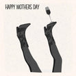 Mother's Day Glass Of Wine Confetti-exploding Greetings Card
