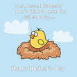 What, Leave This Nest? I Don't Think So Mum Confetti-exploding Greetings Card
