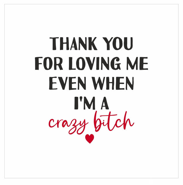 Thank You For Loving Me Confetti-exploding Greetings Card