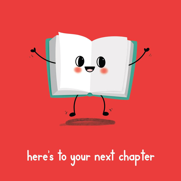 Here's To Your Next Chapter Confetti-exploding Greetings Card