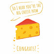 The Big Cheese now Confetti-exploding Greetings Card