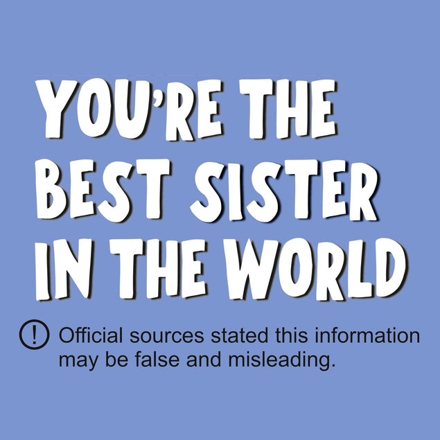 Official Sources Stated This Information May Be False And Misleading Confetti-exploding Greetings Card